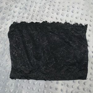 Dynamite Black Lace Tube Top